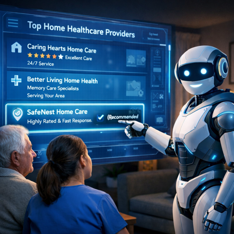 Families Are Now Asking AI Who to Trust With Their Parents. Is Your Home Healthcare Agency Being Recommended?